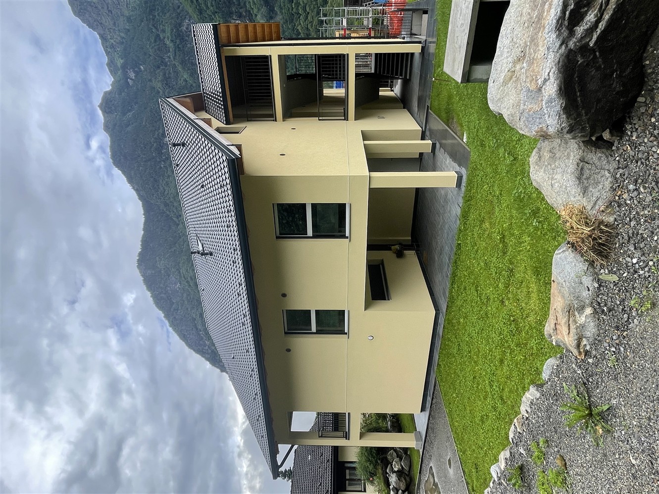 Three-story residential building project in Switzerland